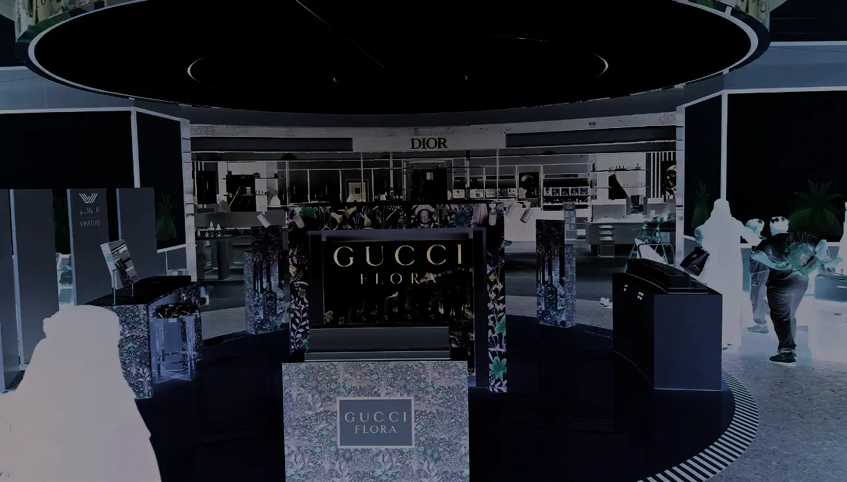 Gucci in-store activation produced by Leyin